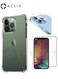 ACLIX Apple iPhone 14 ProMax With A 3D Black Border Glass Screen Protector 6.7 inch Shockproof Protective Case, Soft Scratch-Resistant Protection Case With Camera Lens For iPhone 14 Pro Max