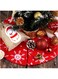 ACLIX Christmas Decorative Tree Skirt Red White 90cm