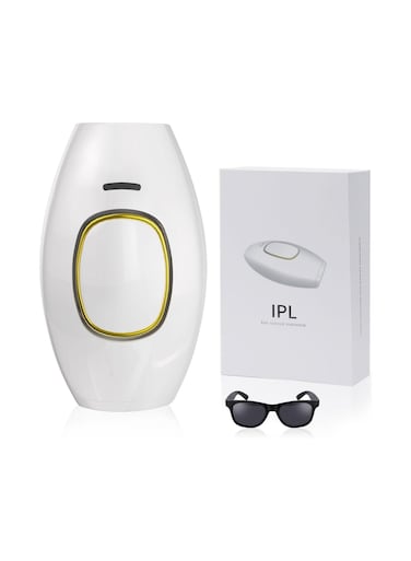 ACLIX Clear Skin Silky DIY Handset Laser Hair Removal Kit &ndash; Painless &amp; Long-Lasting IPL Hair Remover For Face &amp; Body