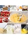 ACLIX Electric Hand Mixer 300W, 7 Speed Lightweight Handheld Egg Beater With Turbo Function, Stainless Steel Dough Hooks &amp; Balloon Whisk, Extra Long Beaters For Baking, Whipping Cream, Cake