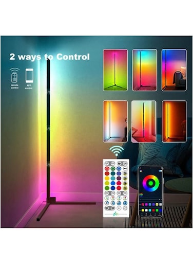 ACLIX Floor Lamp Modern RGB LED Floor Lamp Corner Reading Lamp Remote Control Atmosphere Lighting Lamp For Sofa Bedside Corner APP control