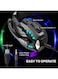 سماعة ألعاب ACLIX - سماعة ألعاب KOTION EACH G9000 Pro فوق الأذن لأجهزة الكمبيوتر الشخصية، PS4/PS5، Xbox One - ميكروفون عازل للضوضاء، إضاءة LED، تصميم مريح يغطي الأذن مع تحكم في مستوى الصوت
