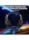 سماعة ألعاب ACLIX - سماعة ألعاب KOTION EACH G9000 Pro فوق الأذن لأجهزة الكمبيوتر الشخصية، PS4/PS5، Xbox One - ميكروفون عازل للضوضاء، إضاءة LED، تصميم مريح يغطي الأذن مع تحكم في مستوى الصوت