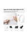 ACLIX Neck Hanging Fan Cooler Fan 360&deg; Airflow, Portable Hands-Free Mini USB Fan-Personal Mini Fan Powered By Rechargeable Battery, Perfect For Children, Office, Travel, Sports, Family