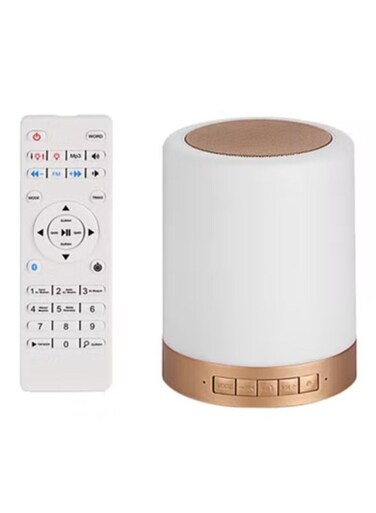 ACLIX Smart Touch LED Lamp Bluetooth Quran Speaker With Remote White