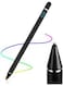 ACLIX Stylus Pens For Touch Screens, 1.45mm High Precision and Sensitivity Point iPad Pencil Fine Point Active Smart Digital Pen For Tablet Work at iOS and Android Touch Screen Black