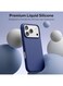 جراب ACLIX لهاتف iPhone 17 Pro، مصنوع من السيليكون السائل الناعم، مقاوم للخدش، مع بطانة داخلية من الألياف الدقيقة، جراب واقٍ مقاوم للصدمات لهاتف iPhone 17 Pro مقاس 6.3 بوصة