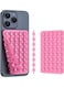 ACLIX 2 Pack Silicone Suction Phone Case,Double Sided Suction Cup, Silicone Suction Adhesive Phone Case Suitable For Selfies and Videos Mirror Shower Holder,Hands-Free Accessory For Bathroom,Home