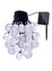 Beauenty 30 LED Solar Powered String Light For Christmas White 8x13cm White 8x13cm
