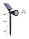 Beauenty 6 LED Motion Sensor Solar Powered Outdoor Light Black 10x15cm