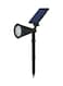Beauenty 6 LED Motion Sensor Solar Powered Outdoor Light Black 10x15cm