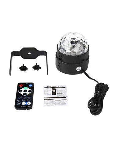 Beauenty LED Crystal Disco Ball Multicolour 10x11cm