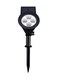 Beauenty LED Solar Powered Wall Lights Black 4x6cm