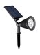 Beauenty LED Solar Powered Wall Lights Black 4x6cm