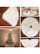 Beauenty Plush Christmas Tree Decoration Skirt White 78cm
