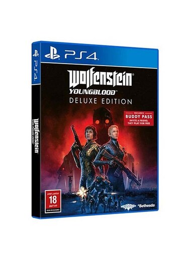 بيثيسدا وولفنشتاين يونغ بلود ديلوكس إيديشن - أكشن وإطلاق نار - بلاي ستيشن 4 (PS4)