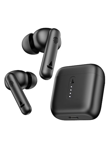 boAt Airdopes 141 Bluetooth TWS Earbuds With 42H Playtime,Low Latency Mode For GamIng, ENx Tech, IWP, IPX4 Water Resistance, Smooth Touch Controls Bold Black
