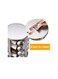Generic 12 Pieces Rotating Spice Jar Set Silver Spice Rack Organizer Revolving Spice Organizer Spice Carousel Tower For Kitchen