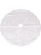 Generic 150Cm Plush Long Haired Artificial Tree Skirt Decoration White