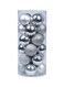 Generic 24-Piece Christmas Tree Decor Ball Set Silver 6cm