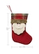 Generic 3-Piece Themed Hanging Stocking Ornament Set Multicolour 19x10cm