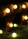 Generic 30-Piece Solar Globe String Light Set Yellow