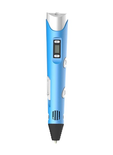 قلم طباعة ثلاثية الأبعاد عام مع كابل USB أزرق