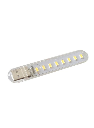 Generic 8-LED USB Powered Mini Reading Lamp White