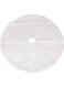 Generic 90cm Plush Long Haired Tree Skirt Decor White