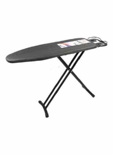 Generic Adjustable Ironing Board With Steam Iron Rest Black 91 x 32cm
