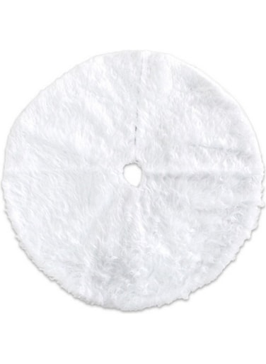 Generic Artificial Tree Skirt Decoration White