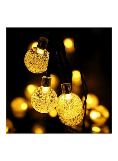 Generic Crystal Globe Shaped LED Light Yellow