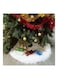 Generic Decorative Faux Fur Christmas Tree Plush Skirt White 78x120x140centimeter