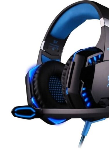 Generic Gaming Headphone With Microphone LED Light 3.5mm Headset Noise Reduction