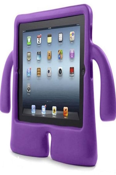 غطاء حماية عام للأطفال مزود بحامل لجهاز Apple iPad Mini