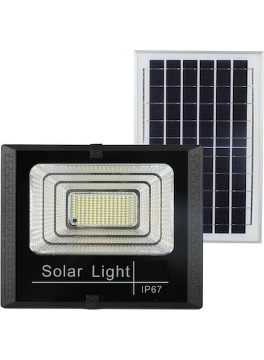 Generic LED Solar Flood Light With Solar Lamp White