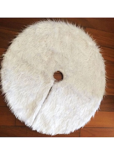 Generic Long Haired Tree Skirt White 90cm