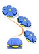 Generic Magic Flying Deformation UFO Saucer Ball With LED Light and Music 16x16x16cm