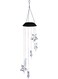 Generic Outdoor Solar Wind Chime Lamp Multicolour 13x13x11cm