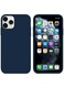 Generic Protective Silicone Case Cover For Apple iPhone 12 Pro Max Dark Blue
