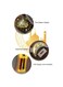 Generic Ramadan Eid Mubarak Wooden Ornament Moon Lamp LED Night Light White