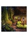 Generic Solar Flame Flickering Lawn Lamps Black
