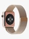 Generic Stainless Steel Wrist Band For Apple Watch 44 mm Rose Gold