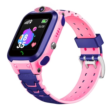 Generic TR5-1 1.54 Inch Screen Multi-Function Micro SIM Card Slot Silicone Strap SmartWatch Pink