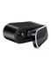 Generic Table Clock HD WiFi Surveillance Camera Black