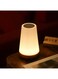 Generic Touching Control Table Lamp With Colourful Changing Light Beige/White
