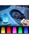 Generic Touching Control Table Lamp With Colourful Changing Light Beige/White