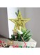 Generic Tree Top Decoration Star Gold 19cm