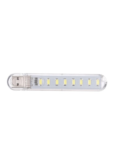Generic U Shaped 3 LED Plug and Play USB Light Lamp Transparent