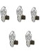 Generic UAE Dubai Falcon Bird Metal Badge Sticker 5 Pcs 2 cm